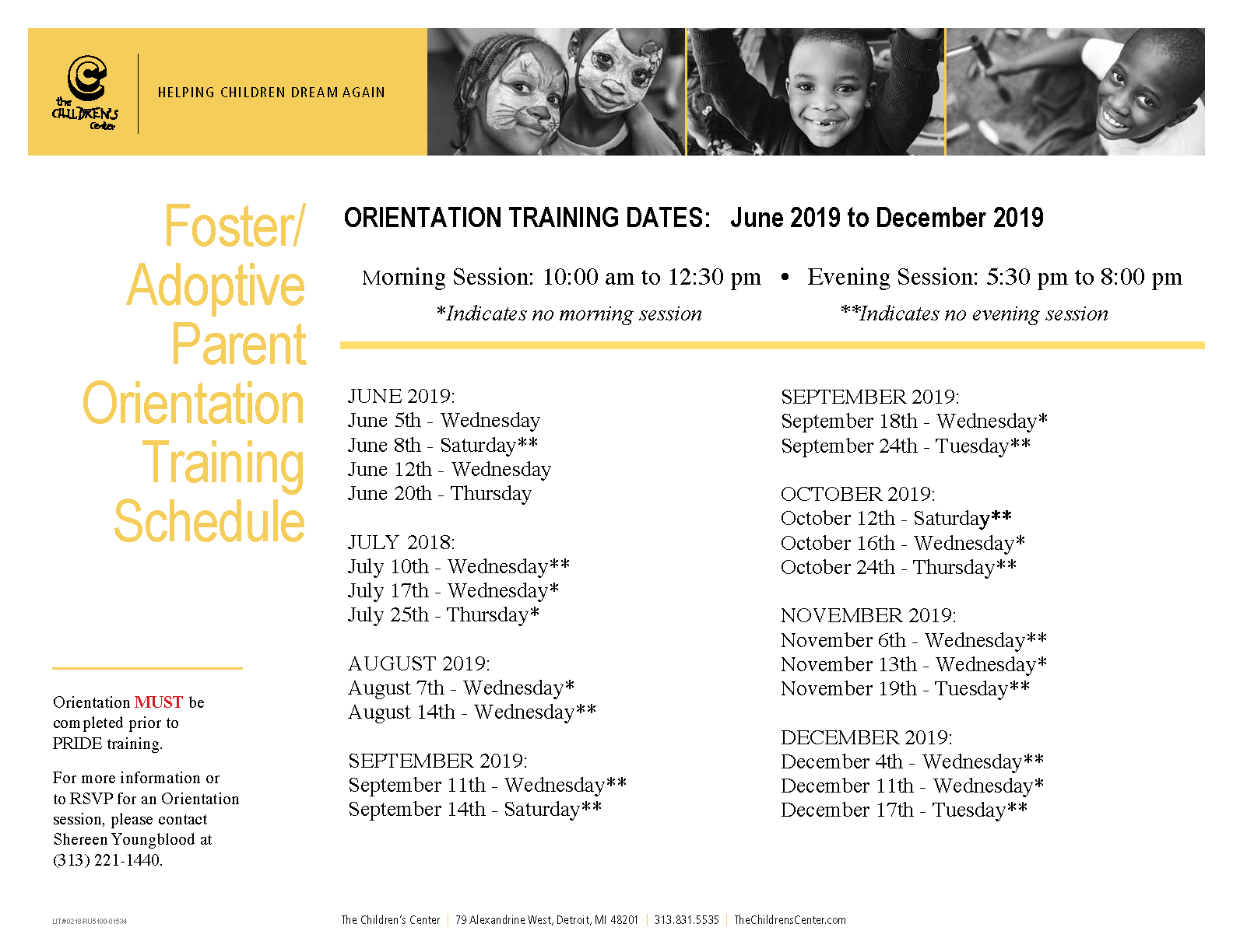 Foster/ Adoptive Parent Orientation Training