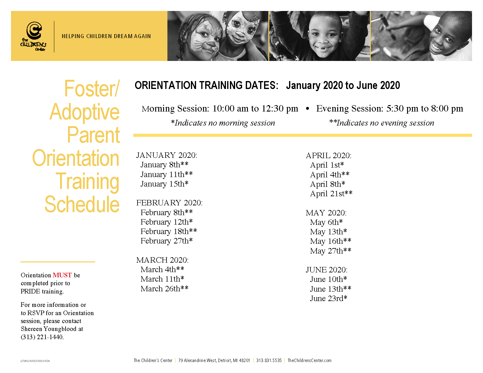 Foster/ Adoptive Parent Orientation Training
